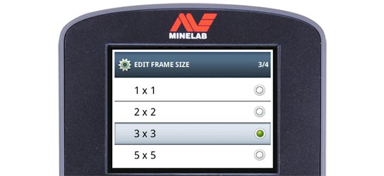 CTX 3030 Screen - Edit frame size