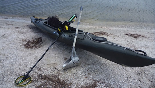 Excalibur II on a kayak