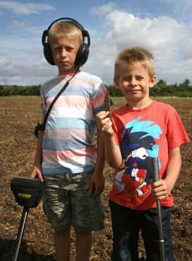 Junior metal detectorists