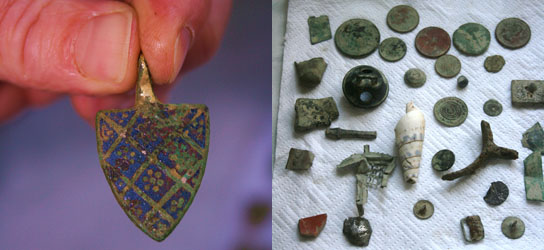 Metal detecting finds - relics