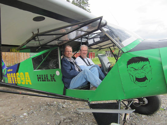 Chris Ralph on Hulk plane