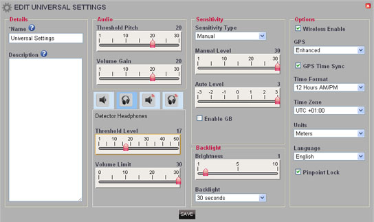 XChange 2 - Edit Universal Settings