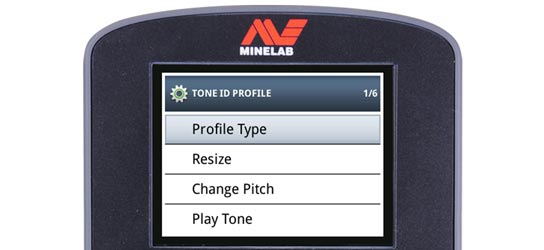 CTX 3030 screenshot: Profile type