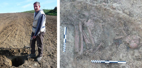 Metal detector finds - Celtic grave