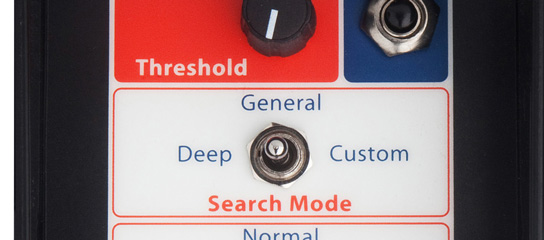 Search Mode switch on the GPX 5000 gold detector