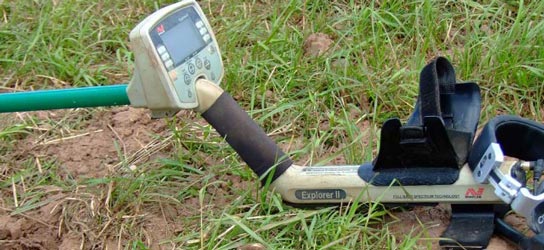 Minelab Explorer II metal detector used to find the deepest items