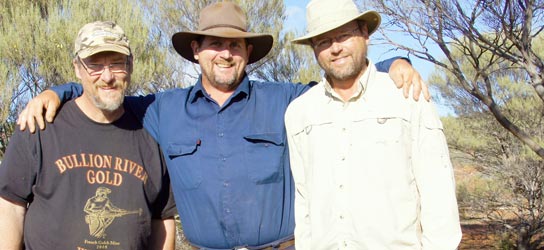 Chris Ralph, Jonathan Porter & Steve Herschbach's gold detecting adventure