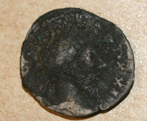 Second century Roman silver denarius CTX-3030