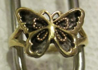 Metal Detector Finds - Butterfly Ring - USA Metal Detector Finds - Butterfly Ring - USA