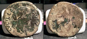 Metal detecting finds - Roman coin Metal detecting finds - Roman coin