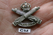 Metal Detector Finds - Machine Gun Corps Badge Metal Detector Finds - Machine Gun Corps Badge