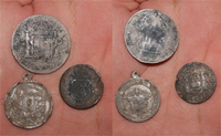 metal detector find - coins - mexico