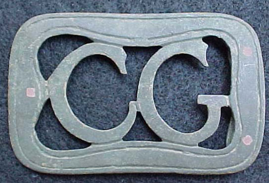 Coldstream Guard's belt plate - British relic from the American Revolution & ultra rare