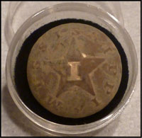 Metal detecting finds - Mississippi button Metal detecting finds - Mississippi button