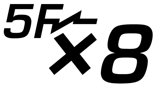 5Fx8 Technology Logo Black