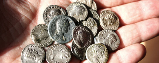 A selection of Roman Denarii