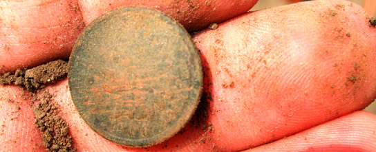 1906 Indian cent found with X-TERRA metal detector