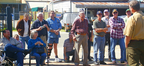 Chris Ralf speaking at Reeds Prospecting Supplies