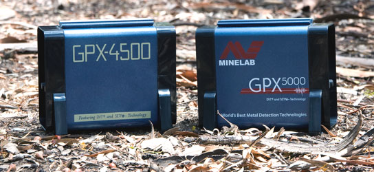 GPX-4500 and GPX 5000 metal detectors