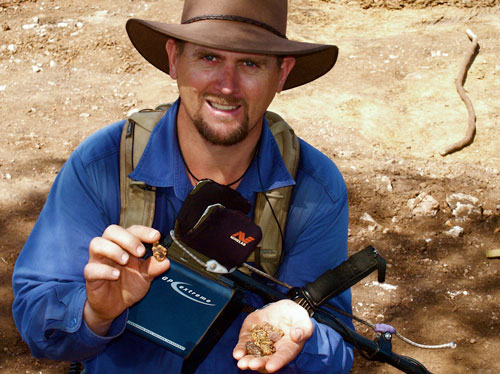 metal detecting gold